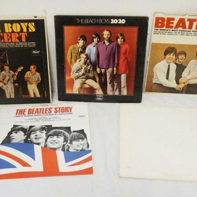 1259	BEATLES AND BEACH BOYS ALBUMS INCLUDING THE WHITE ALBUM
