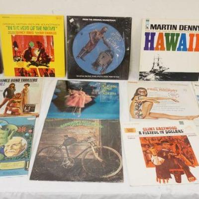 1262	GROUP OF ASSORTED SOUND TRACK ALBUMS INCLUDING STAR WARS PICTURE DISC
