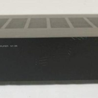 1271	YAMAHA NATURAL SOUND STEREO AMPLIFIER M-35, APPROXIMATELY 17 IN X 11 IN X 4 IN H
