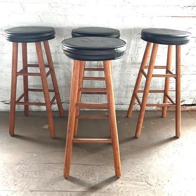 Set of Four Bar Stools