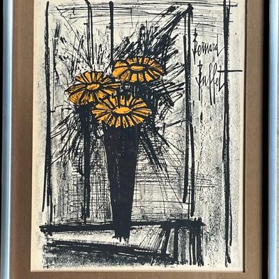 MCM Bernard Buffet Lithograph with Authentication 