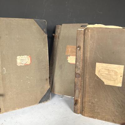 1930s 1940s B&O Railroad Ledgers (3) with Employee Records
