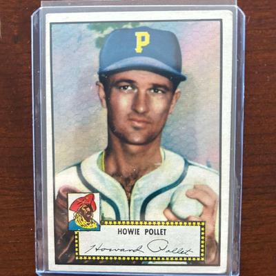 1952 Topps Baseball Card. Howie Pollet #63