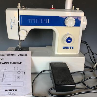 White Portable Table Top Sewing Machine
