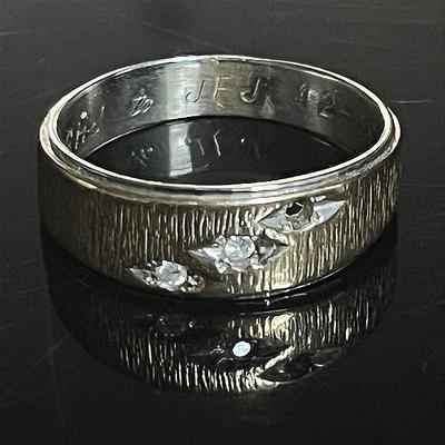 14K Yellow Gold 2 Diamond Ring
