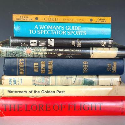 Books on Cars, Flight and Sports (8)
