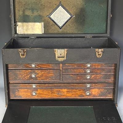 Early 20th Century H. Gerstner & Sons Machinist Tool Chest