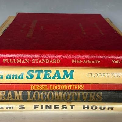 Steam Locomotive Train Books, Vintage (5)