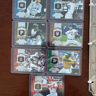 2013 Topps Update Chasing History 101-145. Mickey Mantle, Bob Clemente, and More