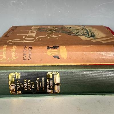 1945 Brideshead Revisited by Evelyn Waugh and 1944 Tales of Edgar Allen Poe