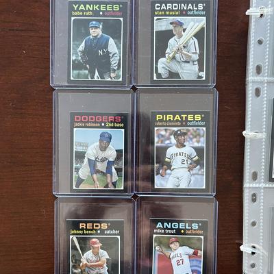 2013 Topps Update 1971 Minis 1-45. Babe Ruth, Clemente, Bench, Stan Musial and More