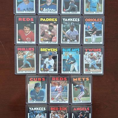 1986 Topps Baseball Complete Set. Nolan Ryan, Pete Rose, Wade Boggs and More