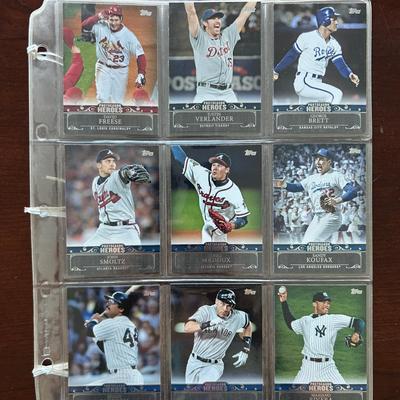 2013 Topps Update Post Season Heroes 1-20. Nolan Ryan, Sandy Koufax, Reggie Jackson