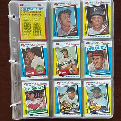 KMART 20th Anniversary 1-44. Mickey Mantle, Willie Mays, Bob Clemente and More