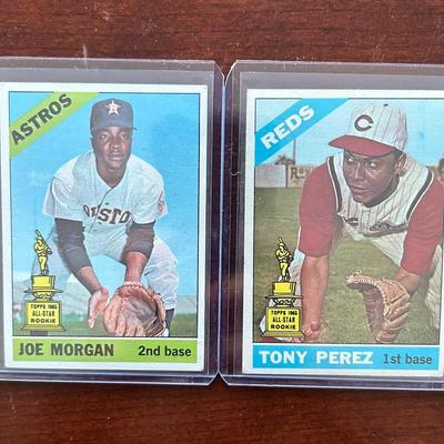 1966 Joe Morgan and Tony Perez All Star Rookie Cards