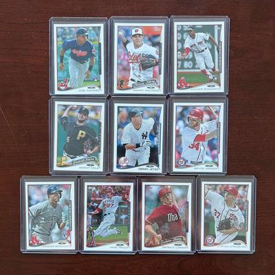 2014 Topps Baseball Complete Set. Jose Ramirez, Manny Machodo, Gerrit Cole, Xander Bogearts Rookies