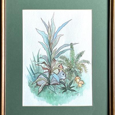 1975 Jim O’Brien Signed Watercolor 