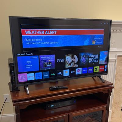 LG 42” UHD ThinQ Ai TV w/ Remote