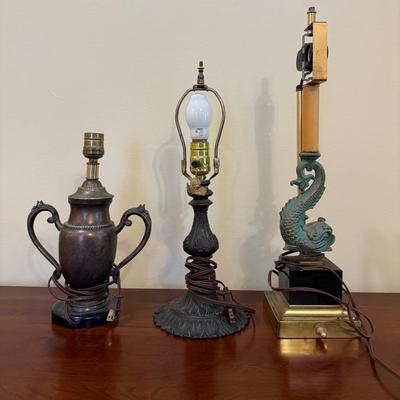 Lot 2 Antique Lamps 
