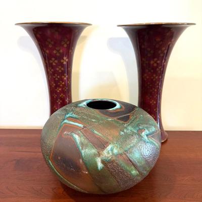 Tony Evans Signed Pottery 