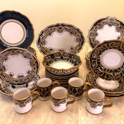 Hand Painted Signed Dinnerware From Italy