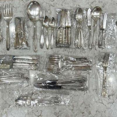  Various Lots Of Flatware - Prestige, Community, Rogers 