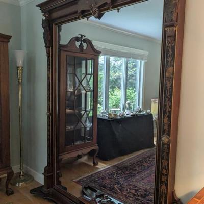 Large antique estate Mirror from Long Island Mansion
