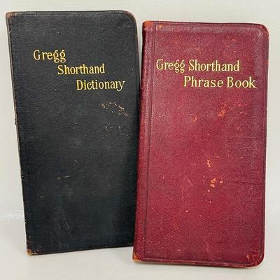 Antique “Gregg” Shorthand Books 