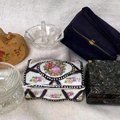“bobbie jerome” Vintage Purse and Jewelry Boxes