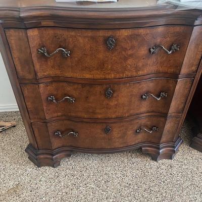 Hooker triple drawer nightstand