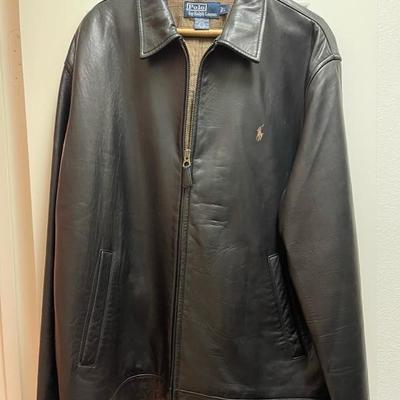 Vintage Ralph Lauren Polo Men's Leather Jacket