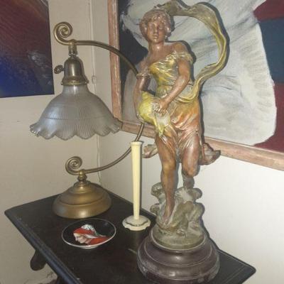 Luscious antique bronze sculpture 