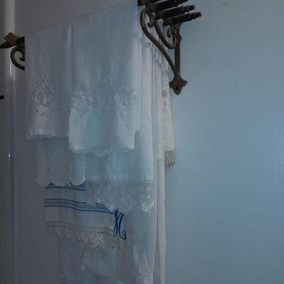 Antique Iron wall mounted towel holder