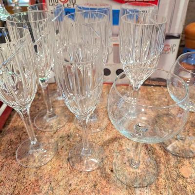 Crystal Goblets and Wine Glasses