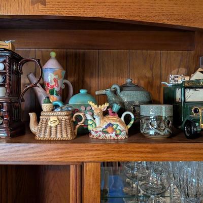 Amazing collection of tea pots
