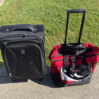 Two carry-on suitcases 