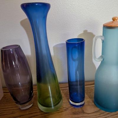 Beautiful Blue Glassware