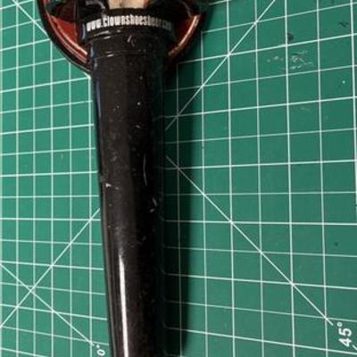 Lg5266 clown shoes beer ipa ale tap handle knob