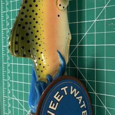 Lg5248 sweetwater blue beer ale ipa lager tap handle knob