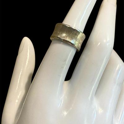 Sterling Wide Band Ring 