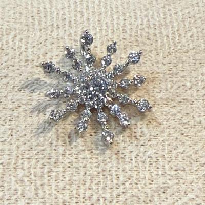 Stauer 925 Snowflake Pendant