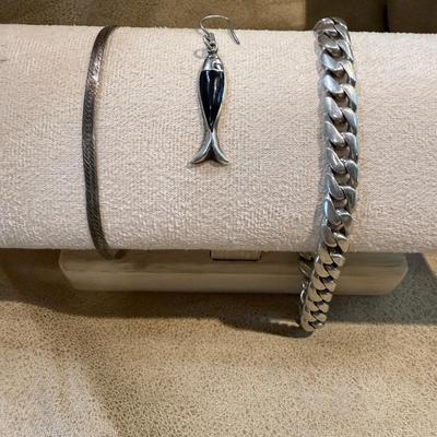 Two Sterling Bracelets
