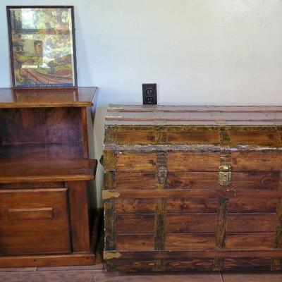 Night Stand and Trunk