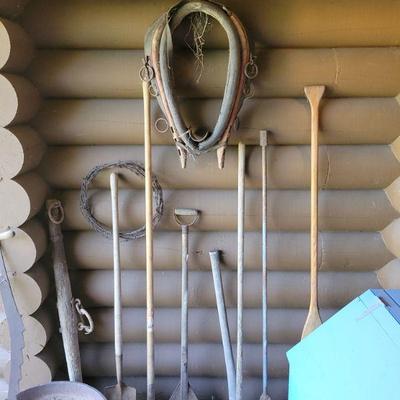 Horse Collar and Hand Tools