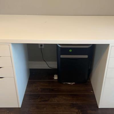 White Office Desk
