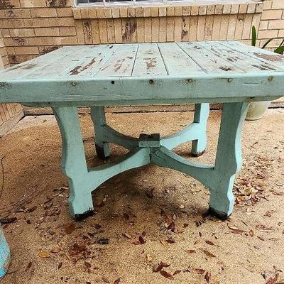 Outdoor Wooden Table 