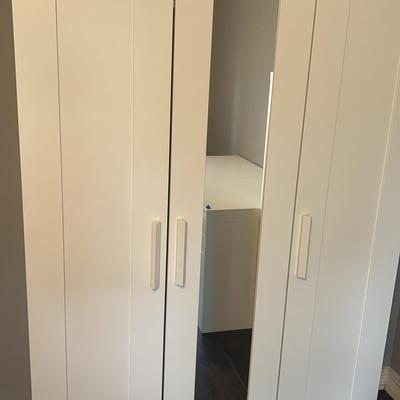 White Standup Closet