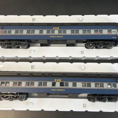 Lionel CSX 18" Passenger Car 2 Pack #2227362 & 2227361