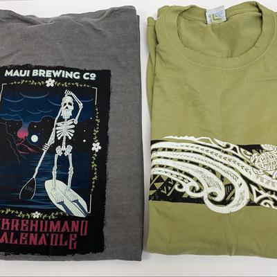 Two Crazy Shirts Men's XXXL - Maui Brewing Co. & Wave Pattern