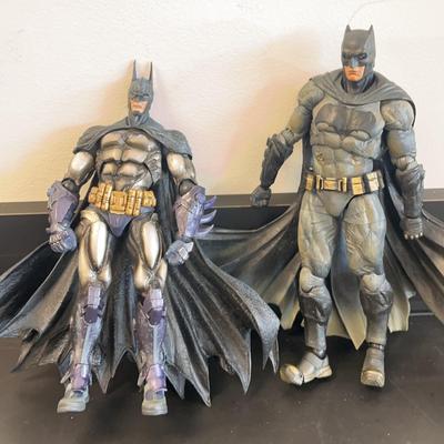 Play Arts Arkham Asylum Batman & Batman Vs. Superman Dawn of Justice Action Figures